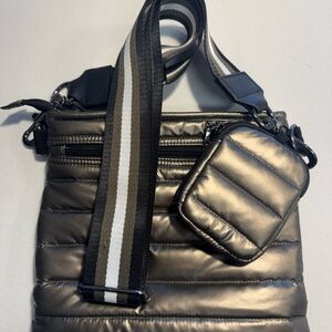 Think Royln metallic crossbody